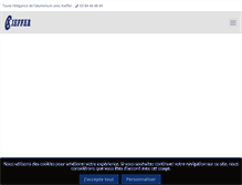 Tablet Screenshot of menuiserie-kieffer.com